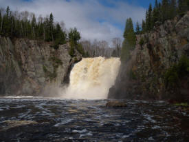 Baptism Falls in Tettegouche State Park, 2005