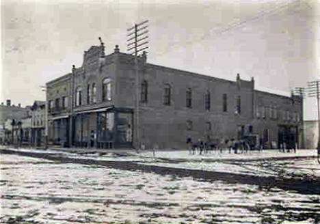 Street scene, Ada Minnesota, 1908