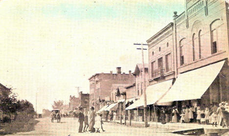 Main Street, Ada Minnesota, 1910's