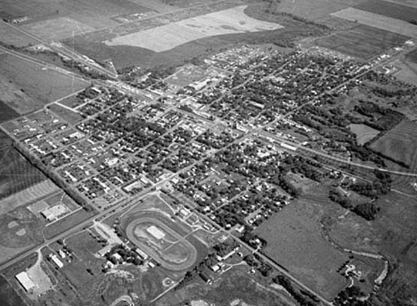 Aerial view, Ada Minnesota, 1984