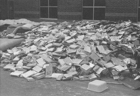 The Ada Public Library lost its entire collection to the flood, 1997
