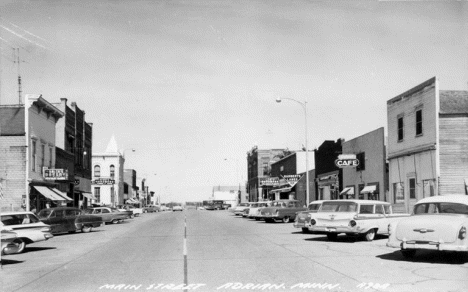 Main Street, Adrian Minnesota, 1950's