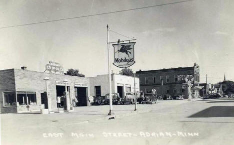 East Main Street, Adrian Minnesota, 1940's