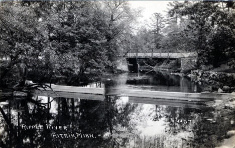 Ripple River, Aitkin Minnesota, 1930's