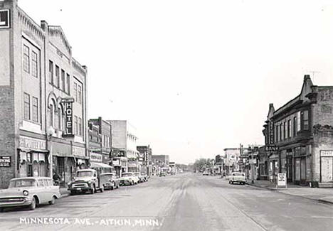 Minnesota Avenue, Aitkin Minnesota, 1958