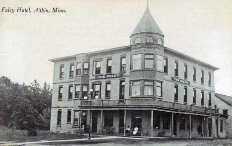 Foley Hotel, Aitkin Minnesota, 1910's?