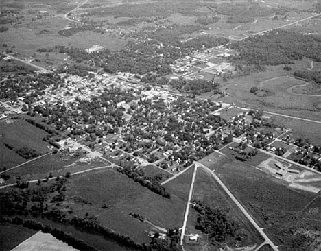 Aerial view, Aitkin Minnesota, 1970