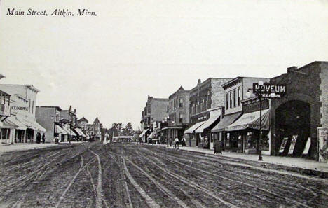 Main Street, Aitkin Minnesota, 1905