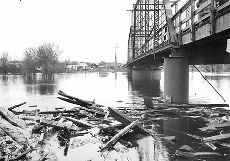 Flood at Aitkin Minnesota, 1938