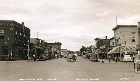 Minnesota Avenue North, Aitkin Minnesota, 1940