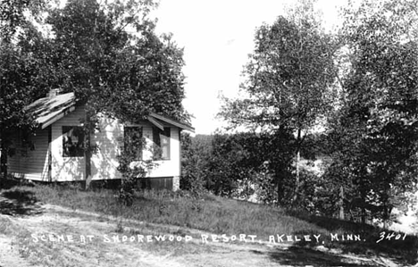Shorewood Resort, Akeley Minnesota, 1935