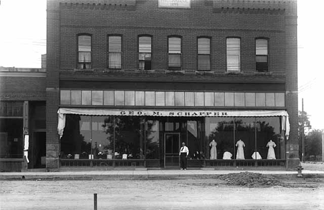 George M. Schaffer Storefront, Albany Minnesota, 1910
