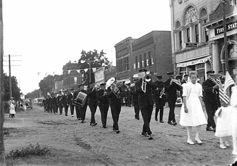 Parade, Albany Minnesota, 1915