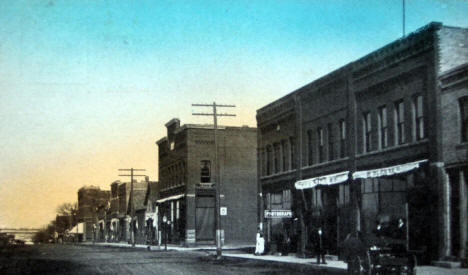 Main Street, Albany Minnesota, 1910