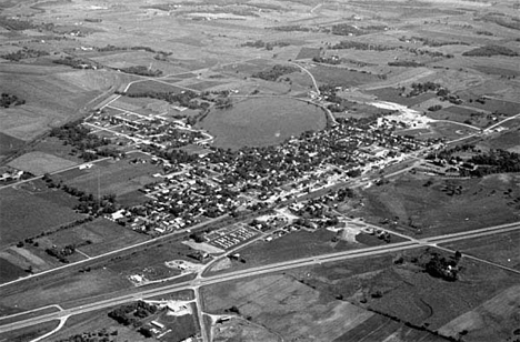 Aerial view, Albany Minnesota, 1969
