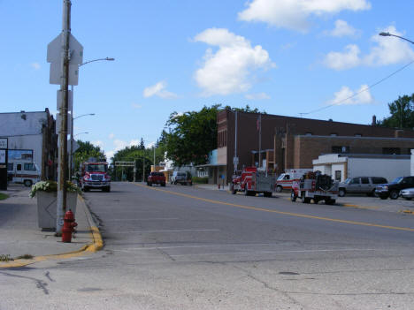 Street scene, Alden Minnesota, 2010