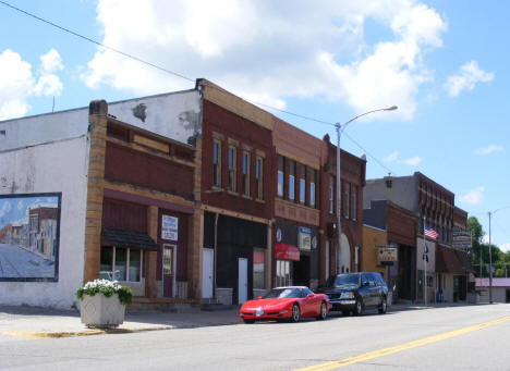 Street scene, Alden Minnesota, 2010