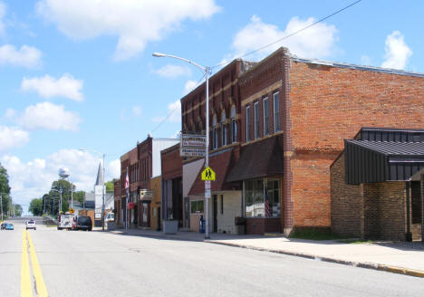 Street scene, Alden Minnesota, 2010