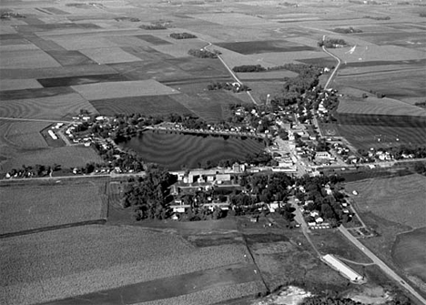 Aerial view, Alden Minnesota, 1962