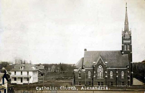 Catholic Church, Alexandria Minnesota, 1910