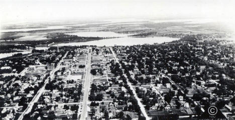 Aerial View, Alexandria Minnesota, 1932