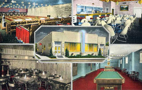 Interior and exterior views of the Garden Center, Alexandria Minnesota, 1950