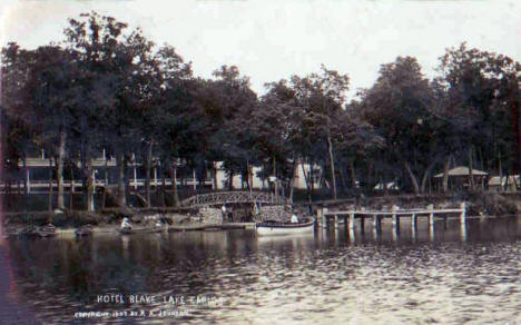 Hotel Blake, Lake Carlos, Alexandria Minnesota, 1907