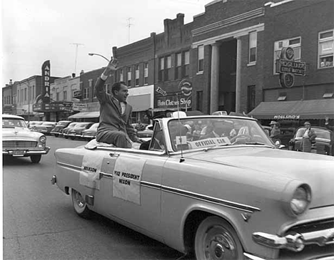 Vice President Richard Nixon visiting Alexandria, October 1956