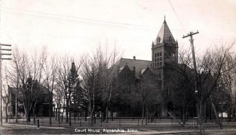 Courthouse in Alexandria Minnesota, 1911