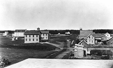 From Brown's Store looking west on Seventh Avenue, Alexandria, 1876