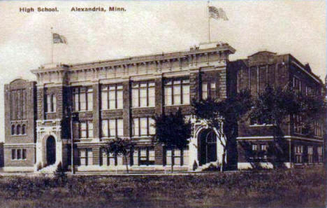 High School, Alexandria Minnesota, 1916