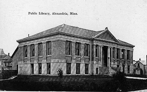 Public Library, Alexandria Minnesota, 1910