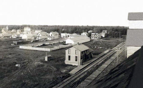 Railroad Depot, Alvarado Minnesota, 1908