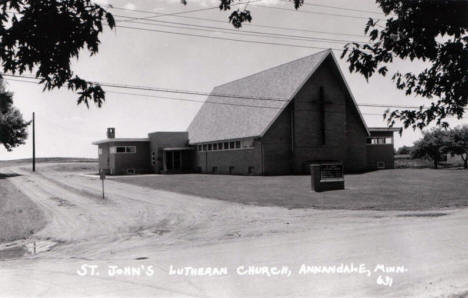 St. John's Lutheran Church, Annandale Minnesota, 1950's