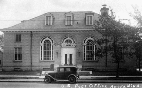Post Office, Anoka Minnesota, 1935
