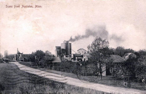 Street scene,  Appleton Minnesota, 1909