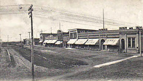 Pacific Avenue and 3rd Street, Argyle Minnesota, 1900's