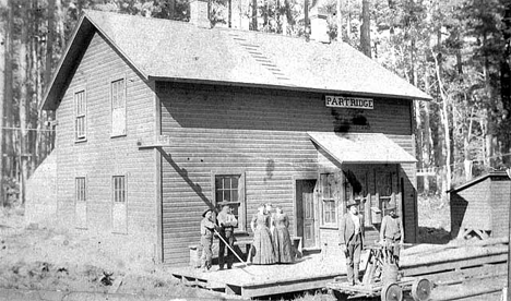 Depot, Askov (formerly Partridge),1890