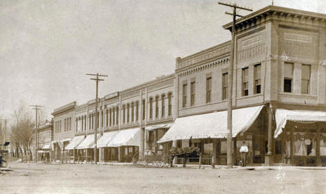 Street scene, Atwater Minnesota, 1908