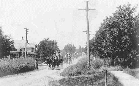 Street scene, Atwater Minnesota, 1910's