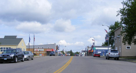 Street scene, Aurora Minnesota, 2009