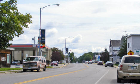 Street scene, Aurora Minnesota, 2009