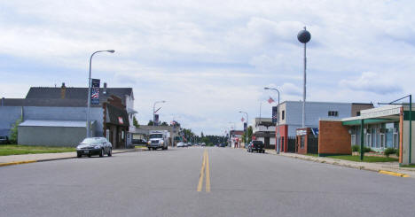 Street scene, Aurora Minnesota, 2009