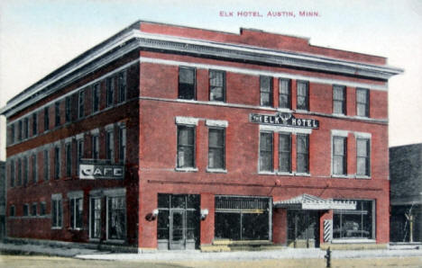 Elk Hotel, Austin Minnesota, 1910
