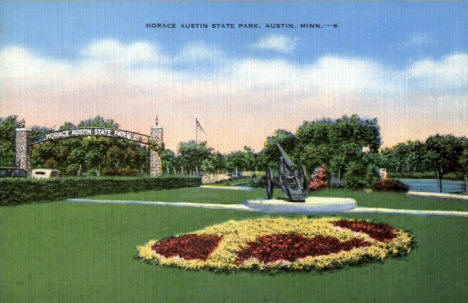 Horace Austin State Park, Austin Minnesota, 1940's