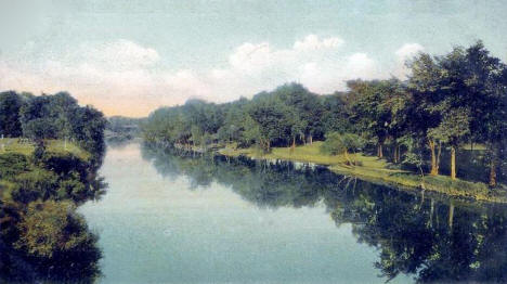 Cedar River, Austin Minnesota, 1910's