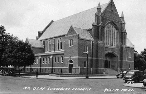 St. Olaf Lutheran Church, Austin Minnesota, 1940's