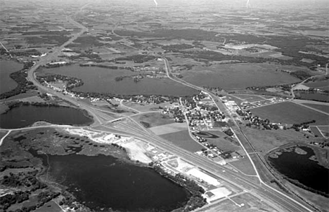 Aerial view, Avon Minnesota, 1978