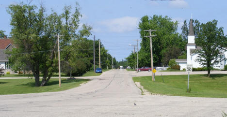 Street scene, Badger Minnesota, 2009