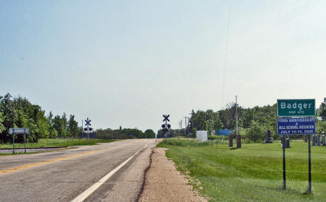 Entering Badger Minnesota, 2009